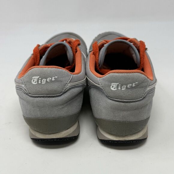 Asics Onitsuka Tiger Ultimate 81 Shoes Mens 6.5 Gray Orange Suede Fabric Sneaker - Picture 10 of 16